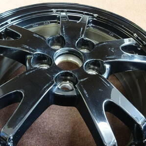 A-24 トヨタ ３０プリウス 純正 （黒） 15×6J ET45 PCD100 5H 4本 人気商品 ＴＯＹＯＴＡ カルディナ ウィッシュ 等に是非 ！の画像6