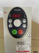 TOSHIBA VFS11-2004PM-AN(R5)0.4KW 1.3KVA インバーター_画像1