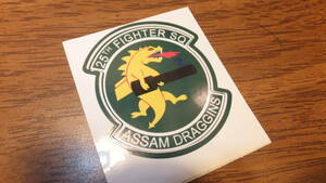 【USAF】Assam Draggins 25th FS 米空軍第25戦闘飛行隊 A-10 サンダーボルドⅡ 在韓米軍第51戦闘航空団　51FW　ミニステッカーデカール