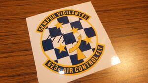 【USAF】SEMPER VIGILANTES 米空軍嘉手納基地 623d航空管制中隊 航空自衛隊那覇基地 623d Air Control Squadron ステッカーデカール　JASDF