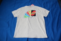 UNO　Tシャツ　淡灰　ウノ　レディース　L　カードゲーム　バックプリントあり　新品 未使用 _画像7