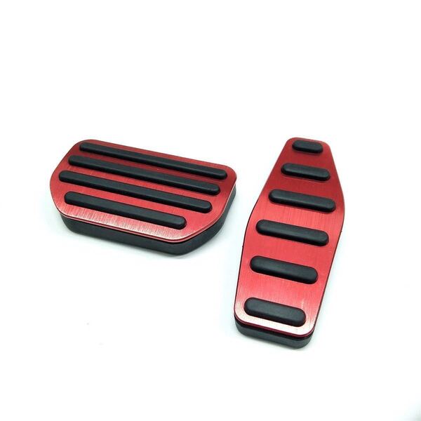 スズキ車用 ジムニー カー用品 ペダルカバー 滑り止めフットペダル アクセル ブレーキペダル レッド赤