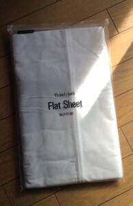 Y's bed bath living　Flat Sheet　フラットシーツ　ホワイト　シングル　綿100％