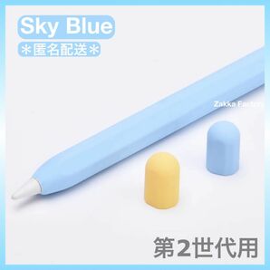 ブルー 第二世代 Apple Pencil カバー ケース ペンシル アップルペンシル appleペンシル かわいい 