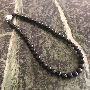 [Новое] Ожерелье Onyx ★ 38,5 см Черное натуральное каменное ожерелье Цвет камня камня