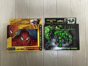 トランプ　USPC社　スパイダーマン　ハルク　2Deck ２個セット　新品