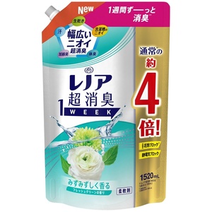 レノア超消臭1weekみずみずしく香るフレッシュグリーンの香りつめかえ用超特大サイズ