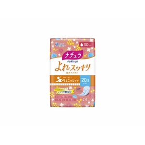 ナチュラさら肌さらりよれスッキリ吸水ナプキン20.5cm30cc24枚