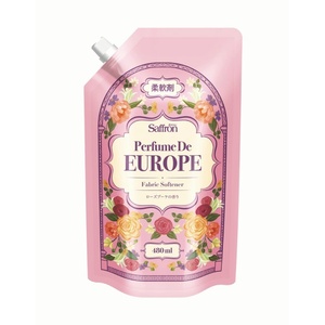 香りサフロン柔軟剤パフュームドヨーロッパ ローズブーケの香り480ml × 18点