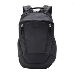 Rename nylon double Zip backpack black RRN90049-BK-F