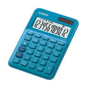 [5 piece set ] Casio Computer colorful calculator Mini Just type elegant blue MW-C20C-BU-NX5