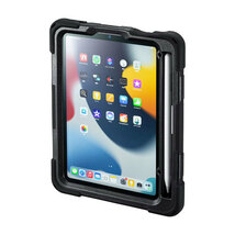 サンワサプライ iPad mini耐衝撃ケース(ハンドル、スタンド、ショルダーベルト付き) PDA-IPAD1817BK_画像1