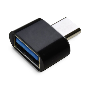 【10個セット】 日本トラストテクノロジー OTG USB(A)→USB TypeC変換コネクター(ブラック) OTGU2TC-BKX10