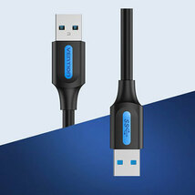 【10個セット】 VENTION USB 3.0 A Male to A Male ケーブル 1m Black PVC Type CO-7385X10_画像6
