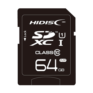 【5個セット】 HIDISC SDXCカード 64GB CLASS10 UHS-1対応 HDSDX64GCL10UIJP3X5