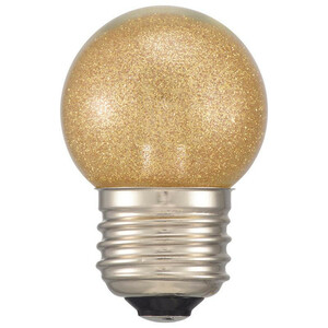 OHM LEDミニボール球装飾用 G40/E26/1.4W/40lm/金(電球)色 LDG1L-H 13G