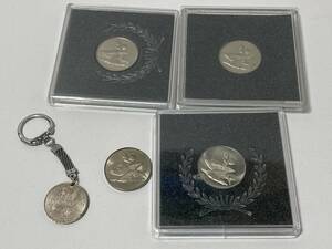 沖縄国際海洋博覧会　記念メダル　1975年　5枚　キズ　汚れ　有