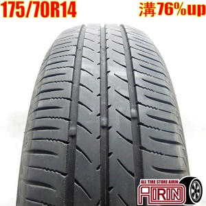 中古タイヤ 175/70R14 サマータイヤ TOYO NANOENERGY 3PLUS 1本 単品 ヤリス カローラ シエンタ ヴィッツ フィット などに 中古 14インチ