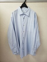 90s Calvin Klein　カルバン・クライン 長袖シャツ　サックスブルー_画像1