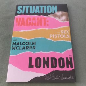 SITUATION VACANT THESEX PISTOLS AND MALCOLM MCLAREN LONDON MAP 地図 英国 ロンドン　観光　セックスピストルズ　マルコムマクラーレン