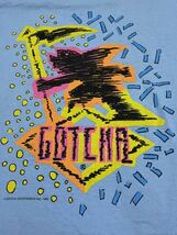 80's GOTCHA ガチャ サーフ プリントTシャツ Mサイズ ビンテージ古着 vintage 80年代 90's オールドサーフ OP ハンテン クイックシルバー_画像7