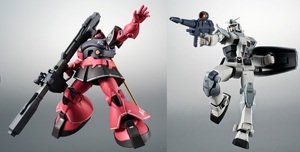 【送料無料・輸送箱未開封】 ROBOT魂＜SIDE MS＞ RX-78-3 G-3 ガンダム MS-09RS シャア専用リック・ドム ver. A.N.I.M.E. リアルマーキング