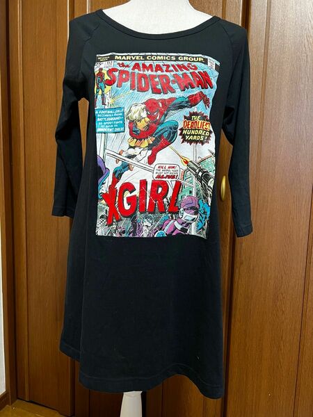 エックスガール　marvel Tシャツ.ワンピ.チェニック