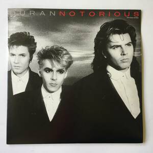 2354●Duran Duran/Notorious/EMS-91202/デュラン・デュラン ノトーリアス/Synth-pop/LP 12inch アナログ盤