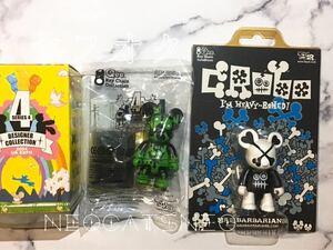 【未開封】Qee マッドバーバリアンズ★MELT-KUN ＆ CRoboKUN2点セット★MAD BARBARIANS Toy2R ワンダーウォール キーチェーン2004年