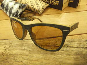  Black Fly regular shop wood style = wood grain manner frame .Y5,000 and more discount!& free shipping .! [FLY MEMPHIS] sunglasses new goods! BF13824-24415