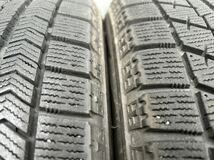 BRIDGESTONE 155/65R14 BLIZZAK VRX ダイハツ純正バリ山スタッドレス4本セット、7.64mm、14×4.5J、+43、100/H4_画像8