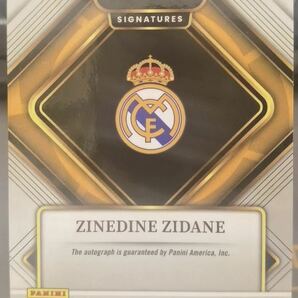 ★SSP★ Zinedine Zidane 2022-23 Select La Liga Auto Real Madrid 直筆サイン 国内発送の画像2