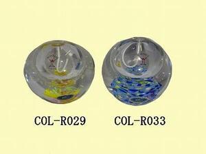 bohemi Anne glass oil lamp COL-R029 COL-R033 2 piece set 