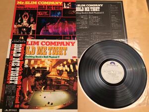 【帯+見本盤+ピンナップ付LP】MR. SLIM COMPANY / HOLD ME TIGHT EXCITING ROCK’N ROLL MUSICAL! (MR 3185) スリム・カンパニー 白プロモ