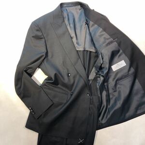 新品【サイズBB4★ダブルの礼服】4Bダブルスーツ ブラックフォーマル 背抜き ノーベンツ 1タック アジャスター付き 喪服 冠婚葬祭 メンズ