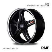 RMP/520F アルファード/ヴェルファイア 30系 後期 3.5L アルミホイール 1本 【18×7.0J 5-114.3 INSET48 S.BK/リムポリッシュ】_画像1