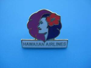 ハワイアン航空　ハイビスカス　美人　ピン　バッジ　Hawaiian Airlines
