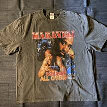 2PAC MAKAVELI Against All Odds （Vintage rap tee ヴィンテージ 90s Nine Inch Nails NIRVANA SNOOP DOGG ロックT ラップT バンドT）_画像2