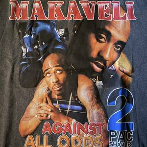 2PAC MAKAVELI Against All Odds （Vintage rap tee ヴィンテージ 90s Nine Inch Nails NIRVANA SNOOP DOGG ロックT ラップT バンドT）