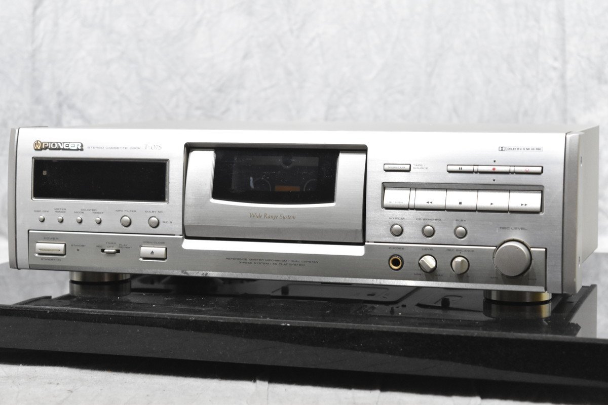 内部ベルト交換済】PIONEER パイオニア 3ヘッドカセットデッキ T-07S