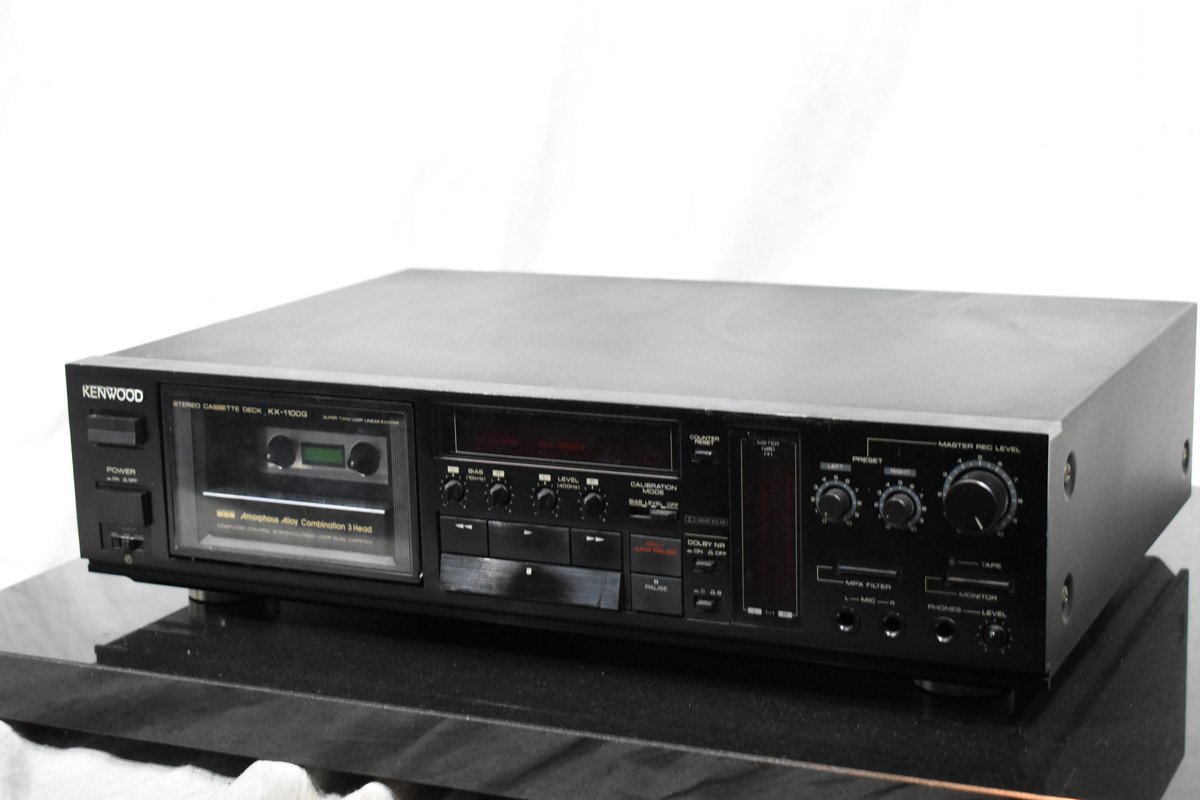 KENWOOD ステレオカセットデッキ KX-1100G-