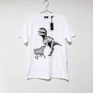 新品 DIESEL 恐竜プリントTシャツ