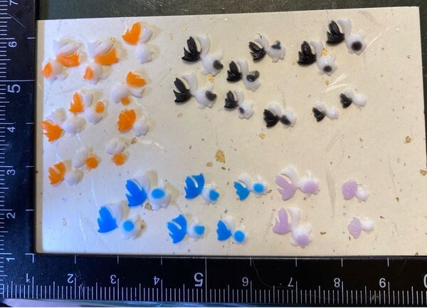 レジンミニチュア 金魚30匹