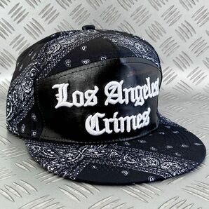 PANGKB LOS ANGELES スナップバック キャップ 帽子 バンダナ ストリート ダンス HIPHOP