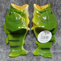 お魚サンダル(ジュニア) Sサイズ18.5~19cm グリーン_画像1