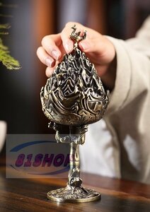 「81SHOP」極美品★ 銅合金 香炉 博山炉 置物