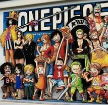 「81SHOP」極美品★強くお勧め★手作り ONE PIECE ワンピース 3D立体画 ルフィ ナミ 立体絵画 33×45cm インテリア 壁掛け額_画像4