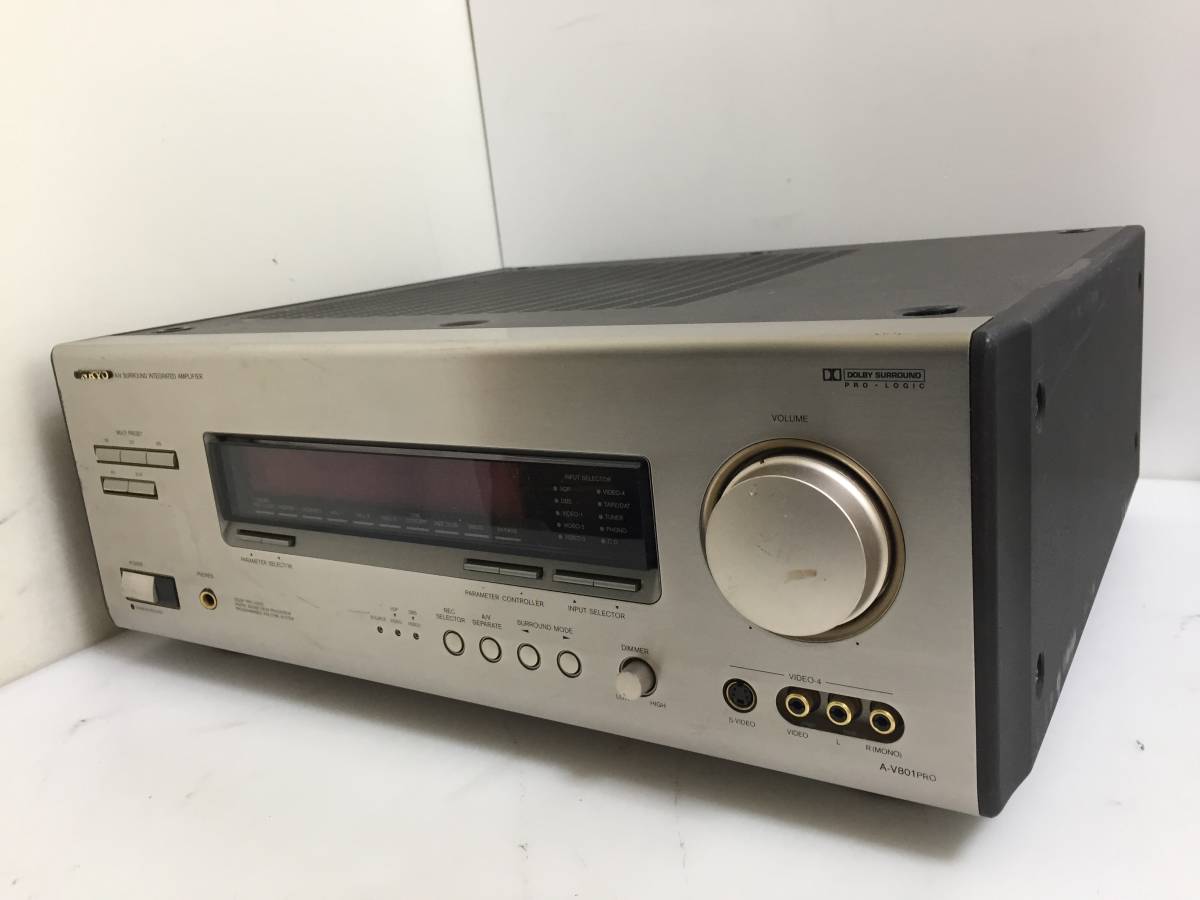 ONKYO A-V801PROの値段と価格推移は?|1件の売買情報を集計したONKYO