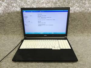 富士通 LIFEBOOK A576PX i3-6100U Bios確認 ジャンク 3316