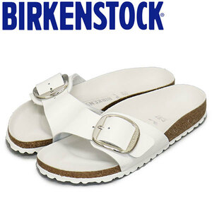 BIRKENSTOCK ( Birkenstock ) 1018866 MADRID BIG BUCKLEmado lid big buckle leather sandals WHITE narrow width BI249 39- approximately 25.0